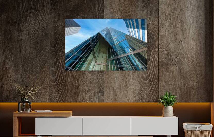 Scenic Toronto financial district skyline in the city downtown by Elijah Lovkoff