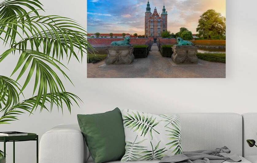 Famous Rosenborg castle one of the most visited tourist attractions in Copenhagen by Elijah Lovkoff