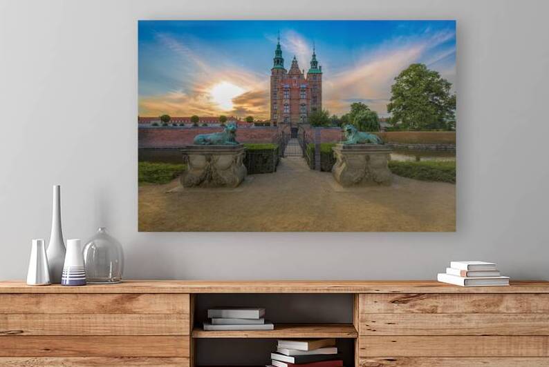 Famous Rosenborg castle one of the most visited castles in Copenhagen by Elijah Lovkoff