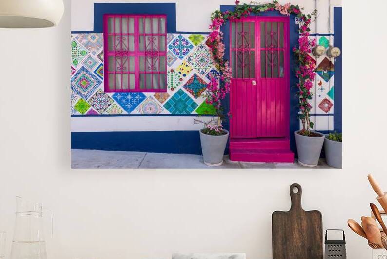 Mexico Puerto Vallarta colorful streets at sunset near sea promenade Malecon and beaches by Elijah Lovkoff
