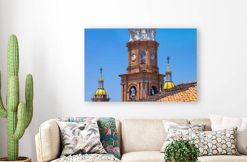 Puerto Vallarta church Parish Our Lady of Guadalupe near Malecon beaches and historic city center by Elijah Lovkoff