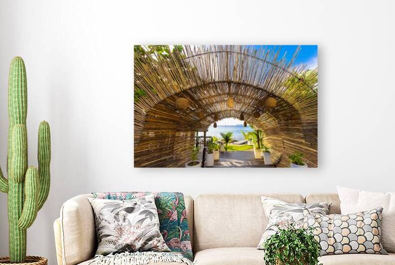 Cozumel tourist ocean promenade cafes and restaurants offering scenic landscape views of Cozumel and national Mexican food and drinks by Elijah Lovkoff