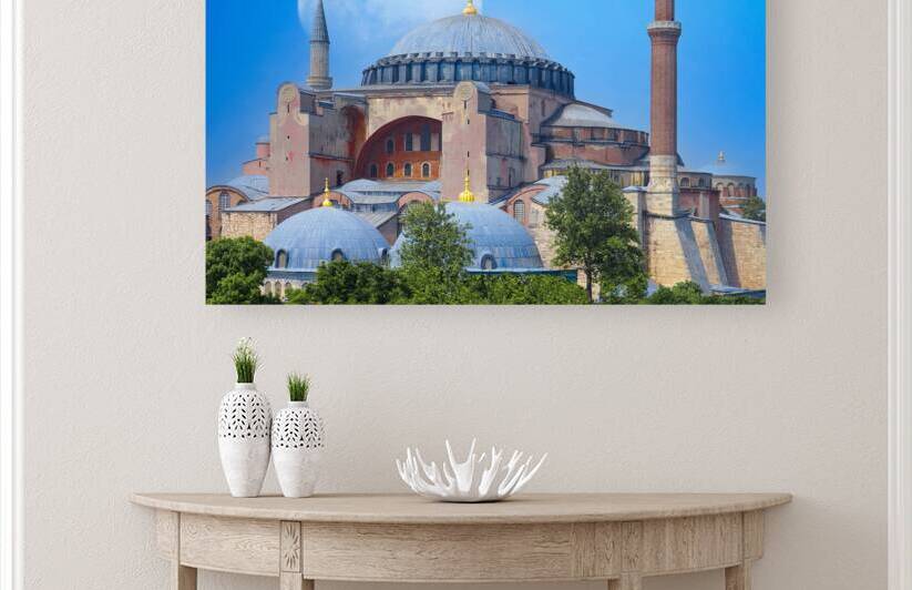 Hagia Ayasofya Sophia Grand Mosque in Istanbul one of the main tourist city attractions and travel destinations in Turkey by Elijah Lovkoff