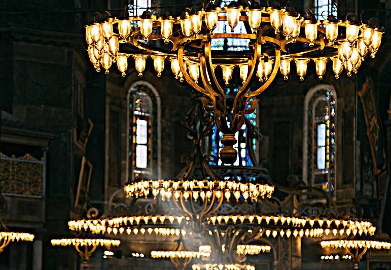 Hagia Ayasofya Sophia Grand Mosque in Istanbul Turkey by Elijah Lovkoff