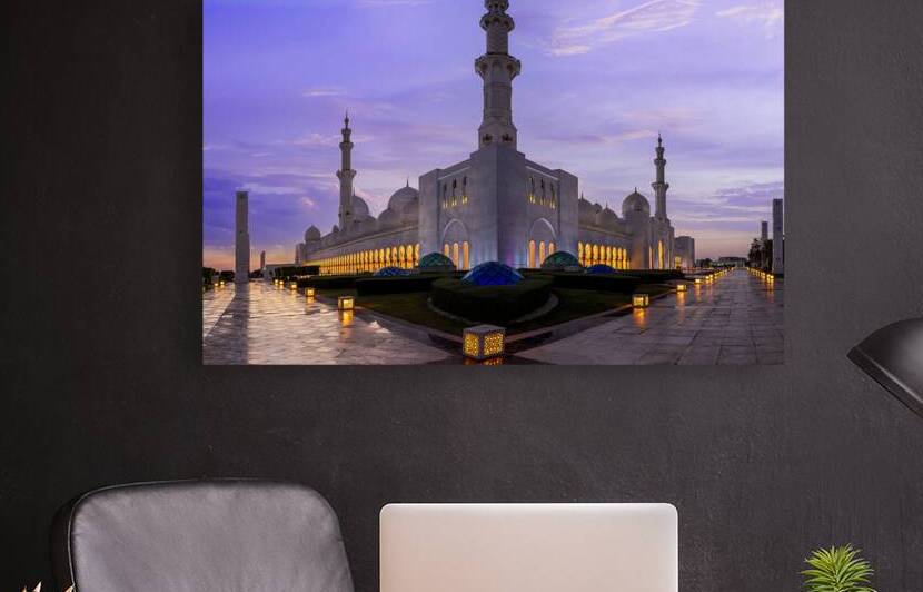 Abu Dhabi Grand Mosque Iconic Landmark and Architectural Marvel of UAE by Elijah Lovkoff