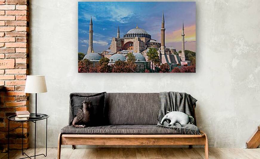Hagia Ayasofya Sophia Grand Mosque in Istanbul one of the main tourist city attractions and travel destinations in Turkey by Elijah Lovkoff