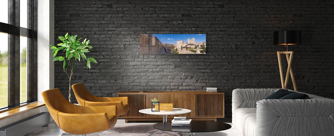Jerusalem Israel landmark citadel Migdal David Tower of David in Old City near Jaffa Gate by Elijah Lovkoff
