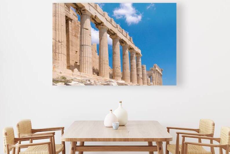 Greece Ancient landmark citadel Acropolis in Athens a UNESCO site by Elijah Lovkoff