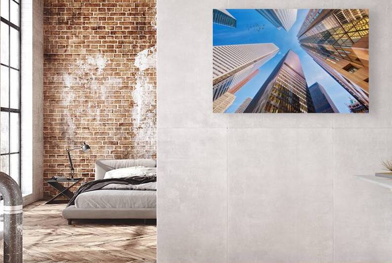 Scenic Toronto financial district skyline and modern architecture by Elijah Lovkoff