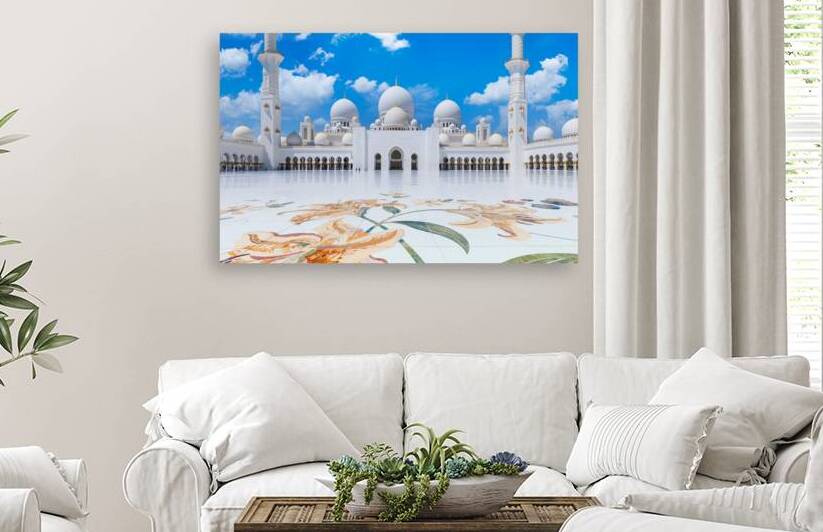 Abu Dhabi Grand Mosque Iconic Landmark and Architectural Marvel of UAE by Elijah Lovkoff