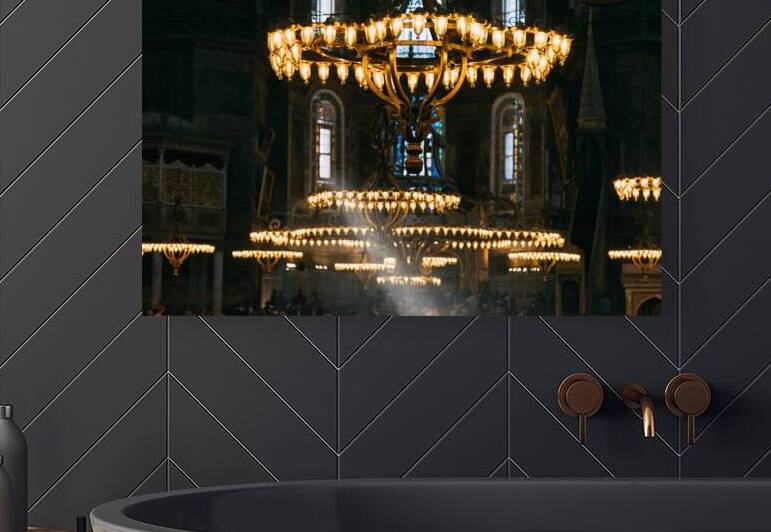 Hagia Ayasofya Sophia Grand Mosque in Istanbul Turkey by Elijah Lovkoff