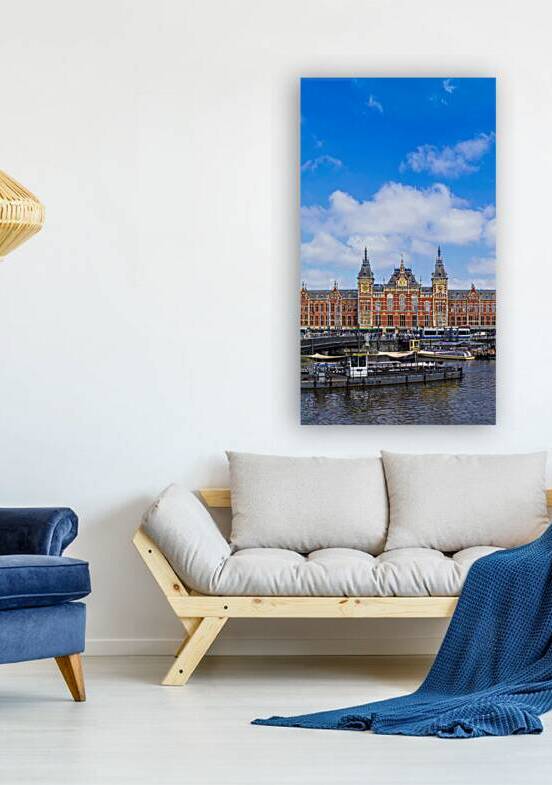 Amsterdam Central Train Station railway station servicing intercity and international destinations by Elijah Lovkoff