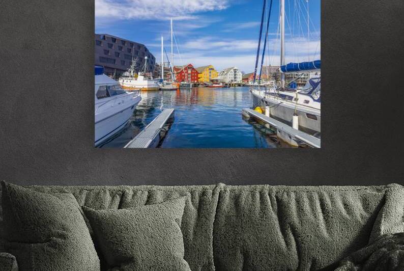 Norway Tromso famous tourist travel destination known for northern lights aurora borealis viewing by Elijah Lovkoff