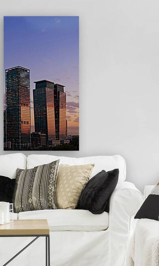 Israel Tel Aviv financial business district skyline with shopping malls and high tech offices by Elijah Lovkoff