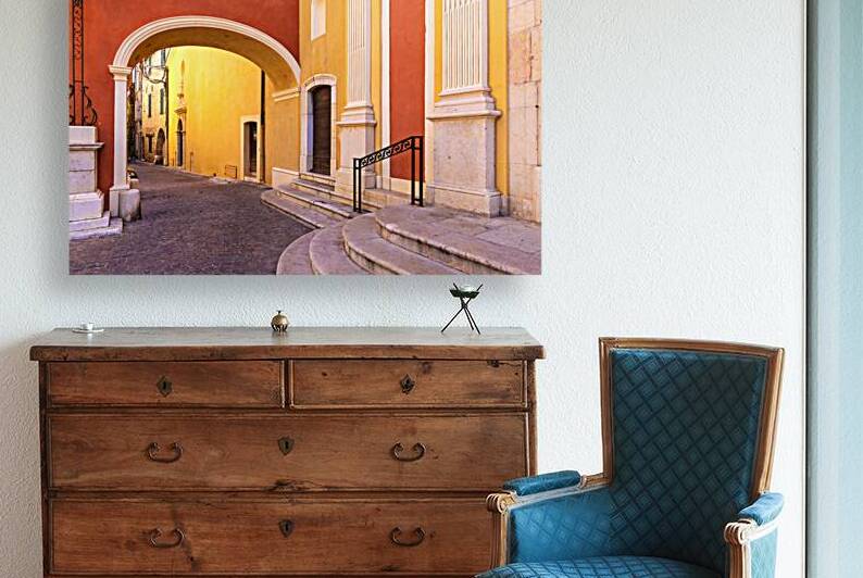 France French Riviera and Cote D Azur scenic streets of the old historic Antibes city center by Elijah Lovkoff