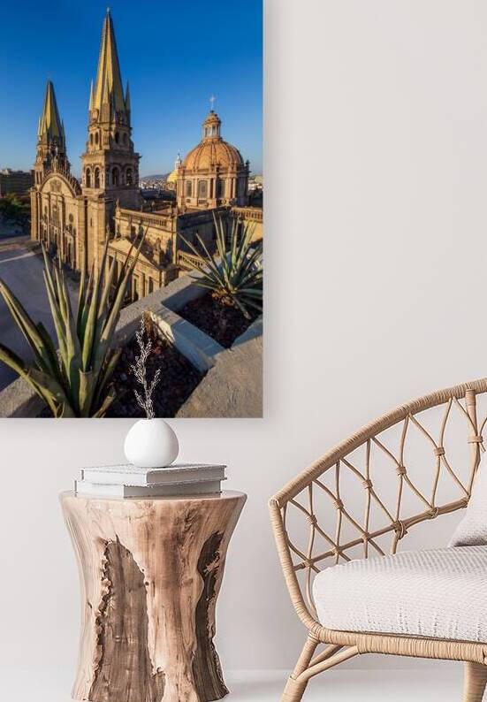 Landmark Guadalajara Central Basilica Cathedral Cathedral of the Assumption of Our Lady in historic city center near Plaza de Armas and Liberation Square by Elijah Lovkoff