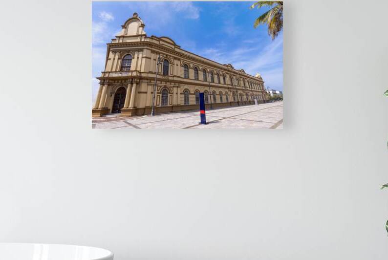Veracruz colorful streets and colonial houses in historic city center one of the main city tourist attractions by Elijah Lovkoff