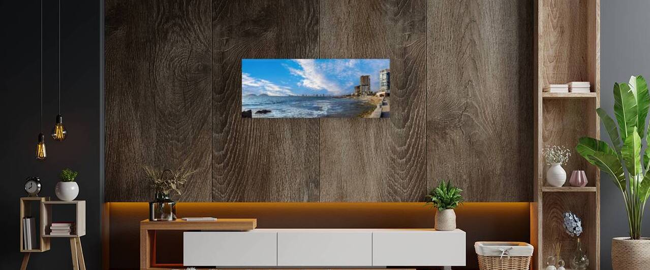 Mazatlan sea promenade El Malecon with ocean lookouts tourist beaches and scenic landscapes by Elijah Lovkoff
