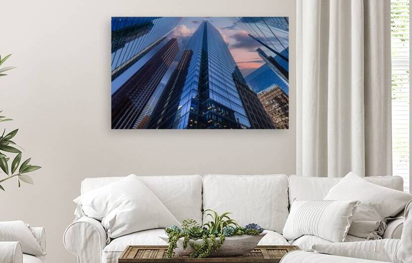 Toronto financial district skyline panorama with luxury condos and financial offices by Elijah Lovkoff