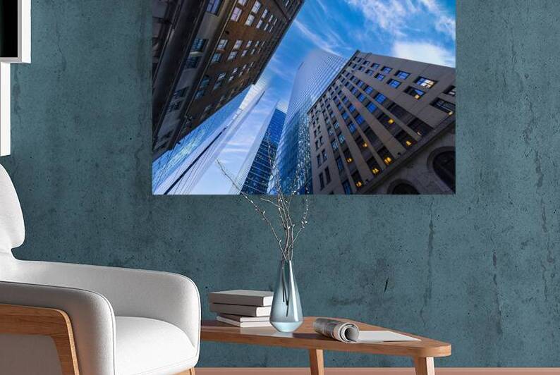 Toronto financial district skyline panorama with luxury condos and financial offices by Elijah Lovkoff