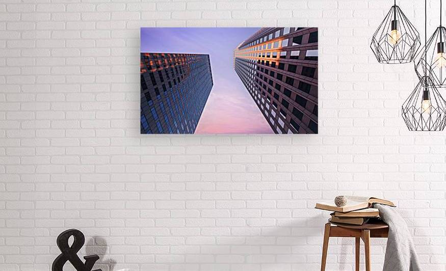 USA Scenic Boston downtown financial district city skyline and skyscrapers by Elijah Lovkoff