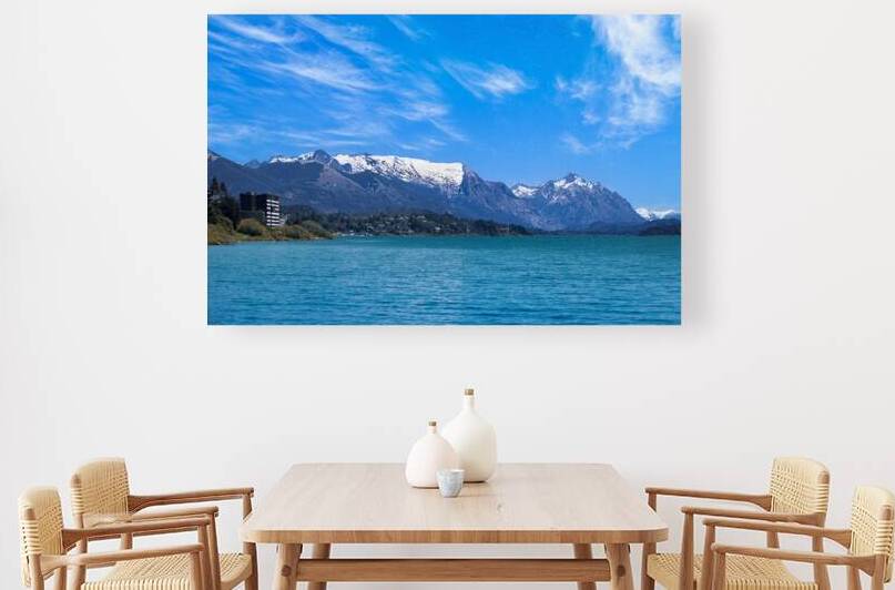 Argentina Patagonia Bariloche lake shore of Nahuel Huapi lake close to historic city center by Elijah Lovkoff