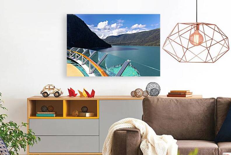 Cruise to Alaska and Norway Tracy Arm fjord and glacier on the scenic passage with landscapes and views by Elijah Lovkoff