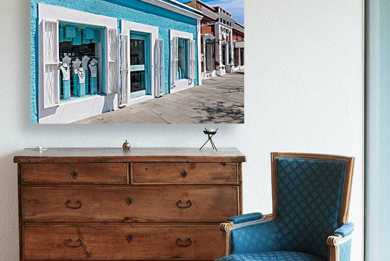 Scenic colonial streets and architecture of San Jose del Cabo in historic city center hub for culture and numerous art galleries by Elijah Lovkoff