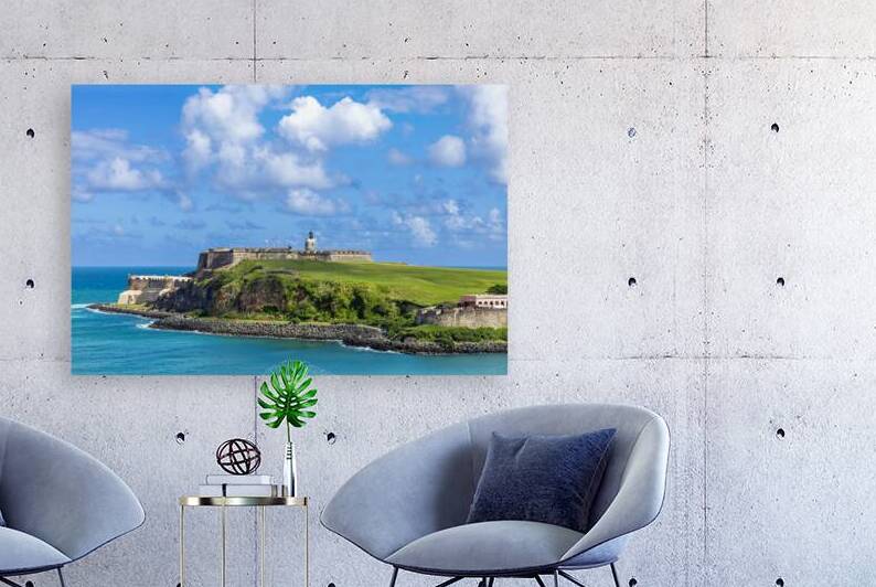 National park Castillo San Felipe del Morro Fortress in old San Juan Puerto Rico by Elijah Lovkoff