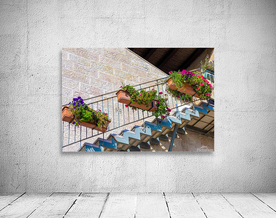 Israel Jerusalem old narrow streets of Nahlaot historic neighborhood with many small synagogues Wall Preview