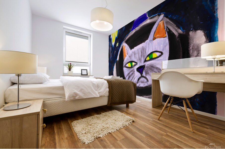 The Astral Grump Mural print