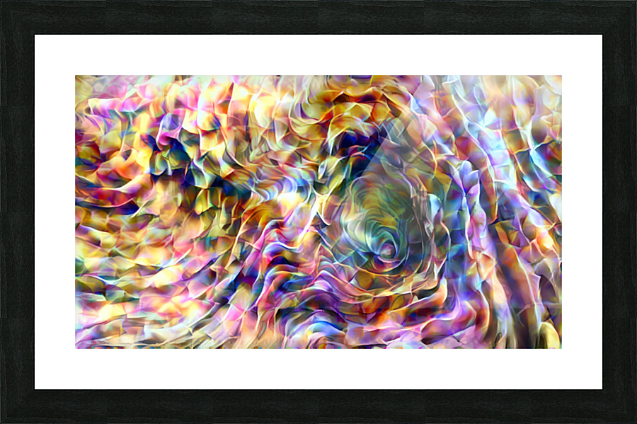 Rainbow Bloom Picture Frame print