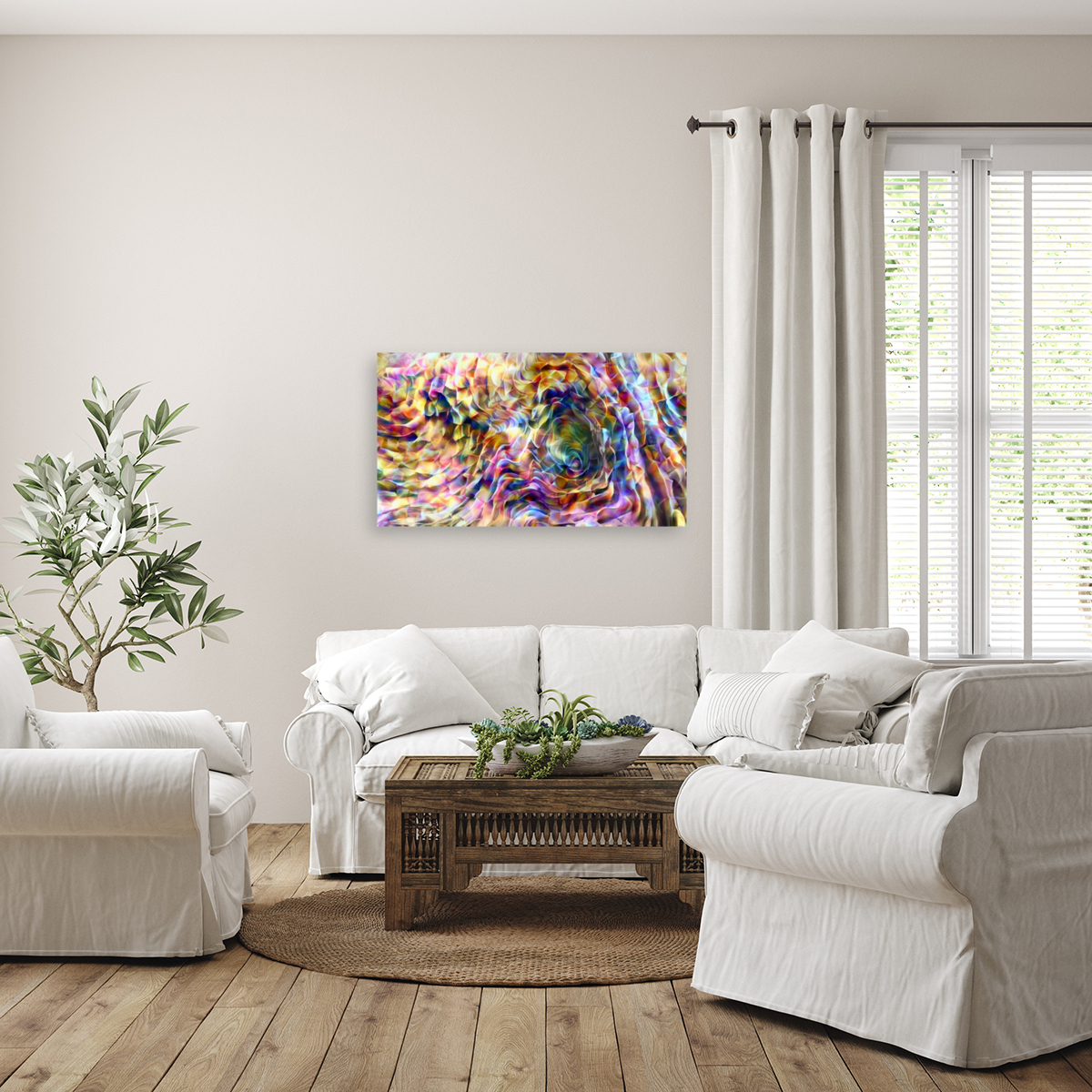 Rainbow Bloom Reproduction