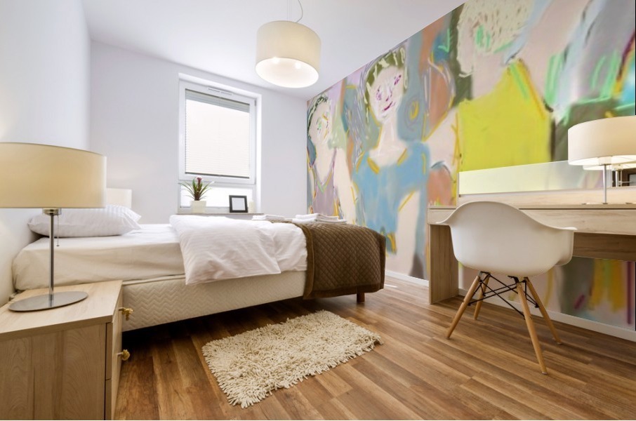 2 image. Mural print