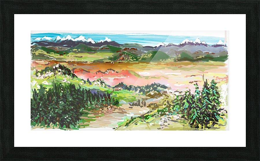 landscapec12 Picture Frame print