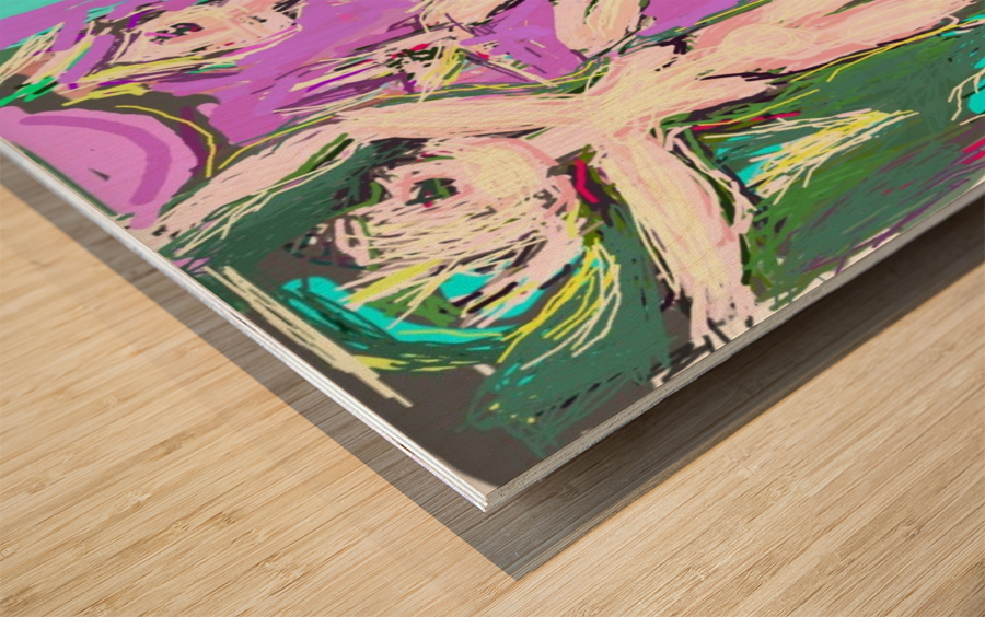2aUnt9 161itled Wood print