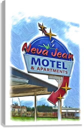Goodbye Neva Jean Canvas Print