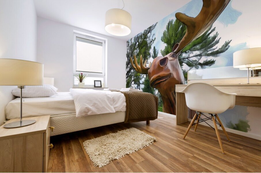 Minnesota Moose Mural print