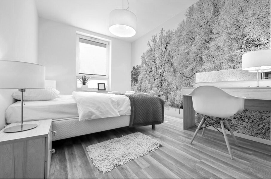 Winters Embrace Mural print