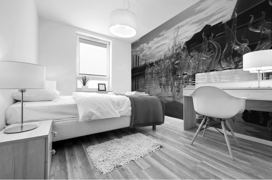 Dancing Glass Mural print