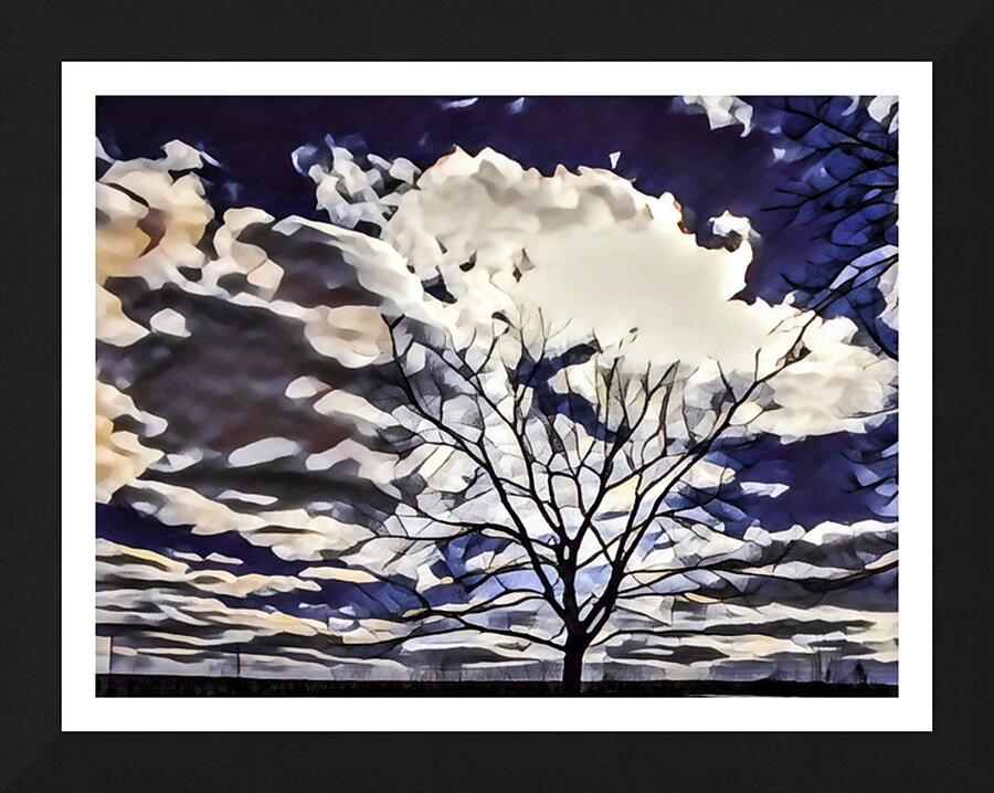 regal tree Picture Frame print