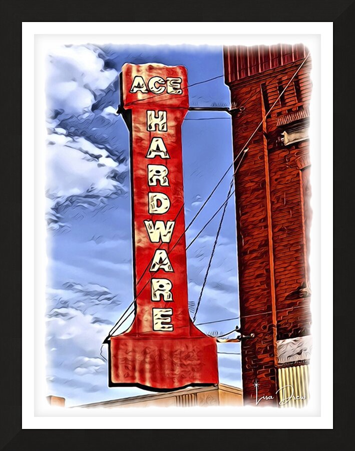 Ace is the Place Picture Frame print