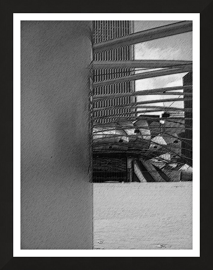 Bar None Picture Frame print