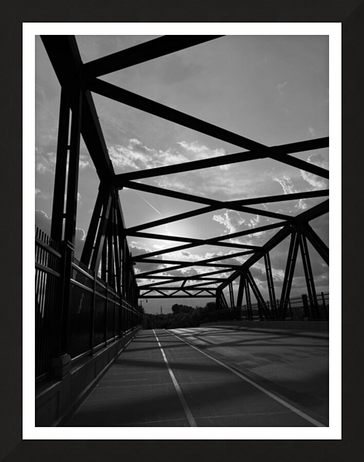Crossroads Picture Frame print