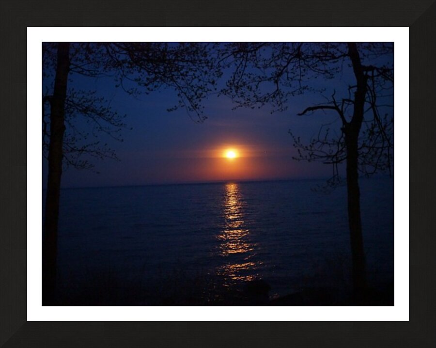 moon glow Picture Frame print