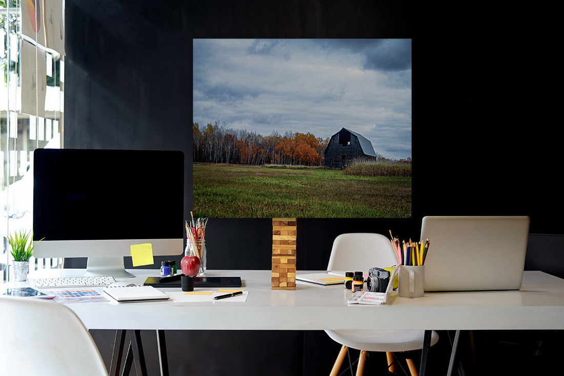 autumn barn Reproduction