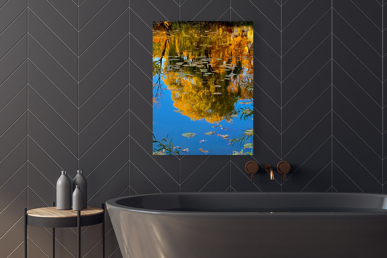 autumn reflection Reproduction
