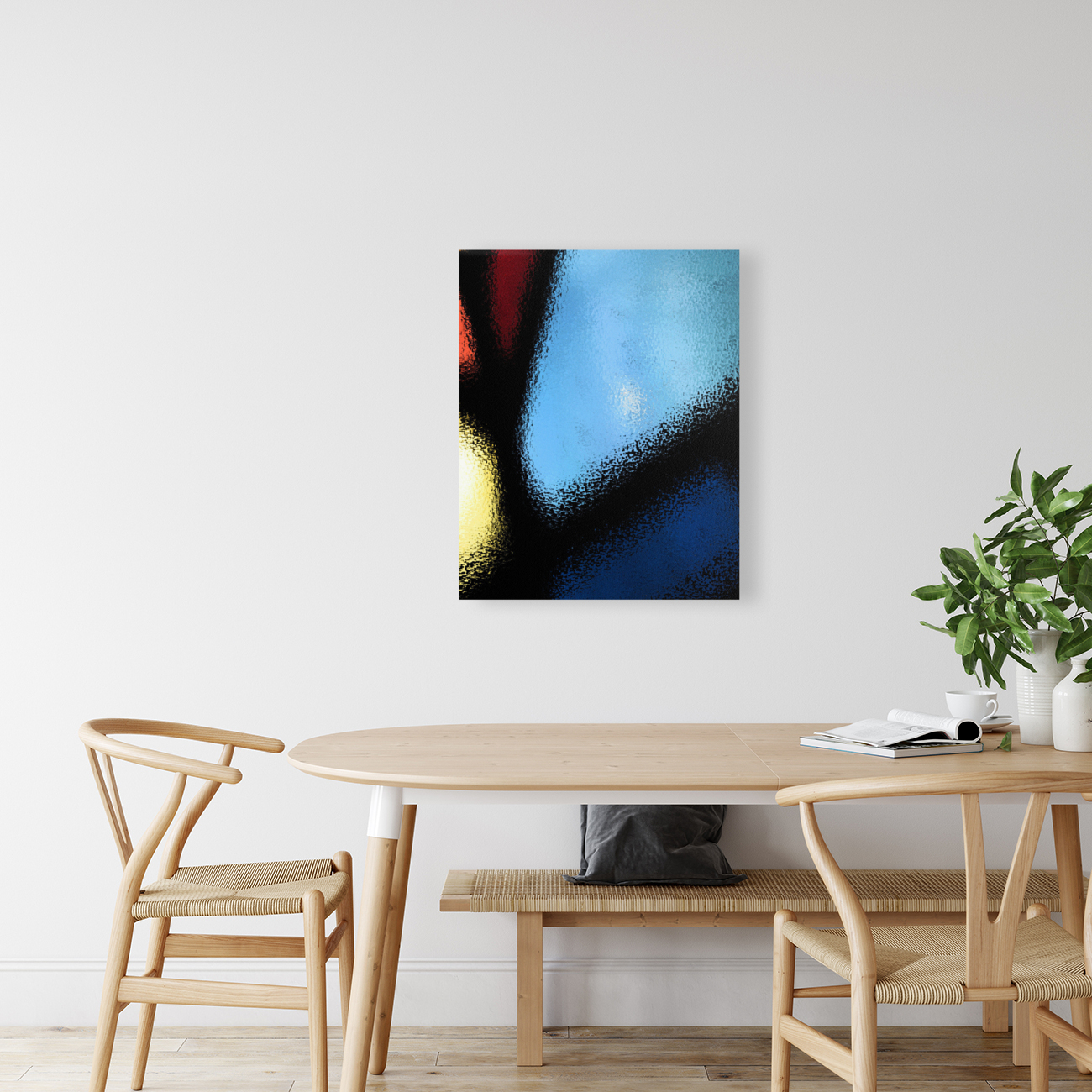 blue over blue Reproduction