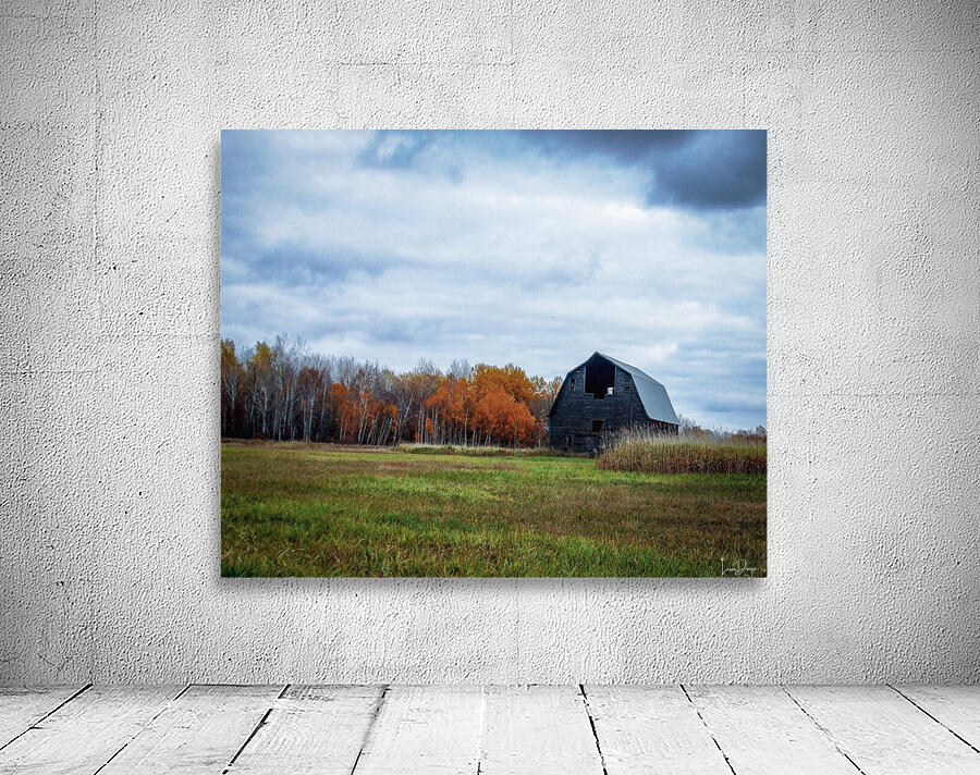 autumn barn Wall Preview