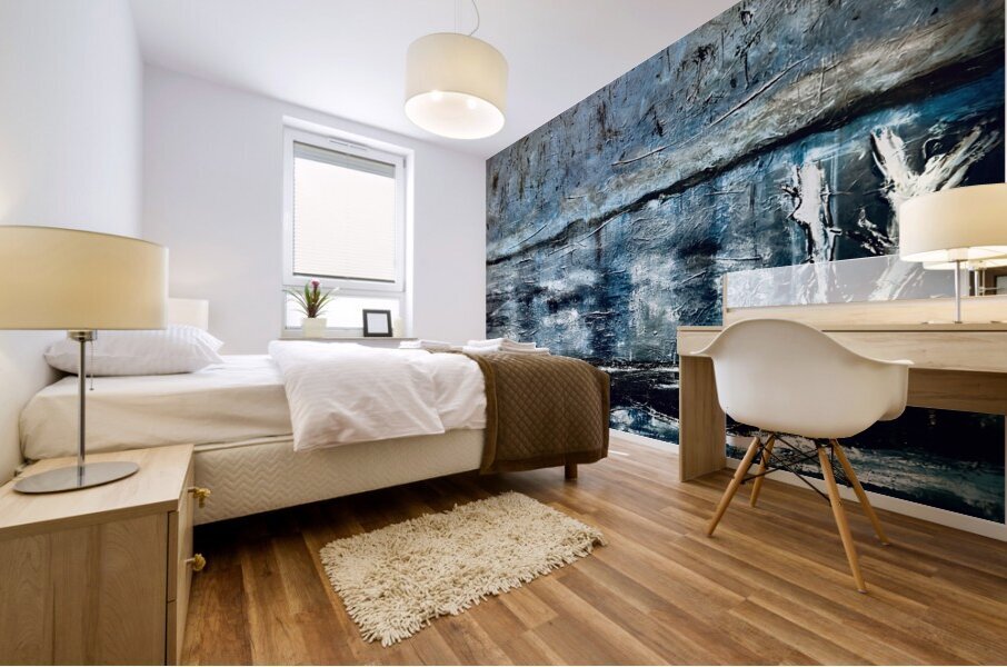 Solitude in the Storm Mural print